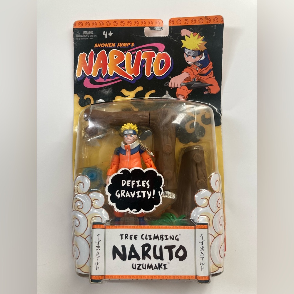 Naruto Tree Climbing Action Figure Toy~Vintage Naruto Uzumaki Collectible Figure